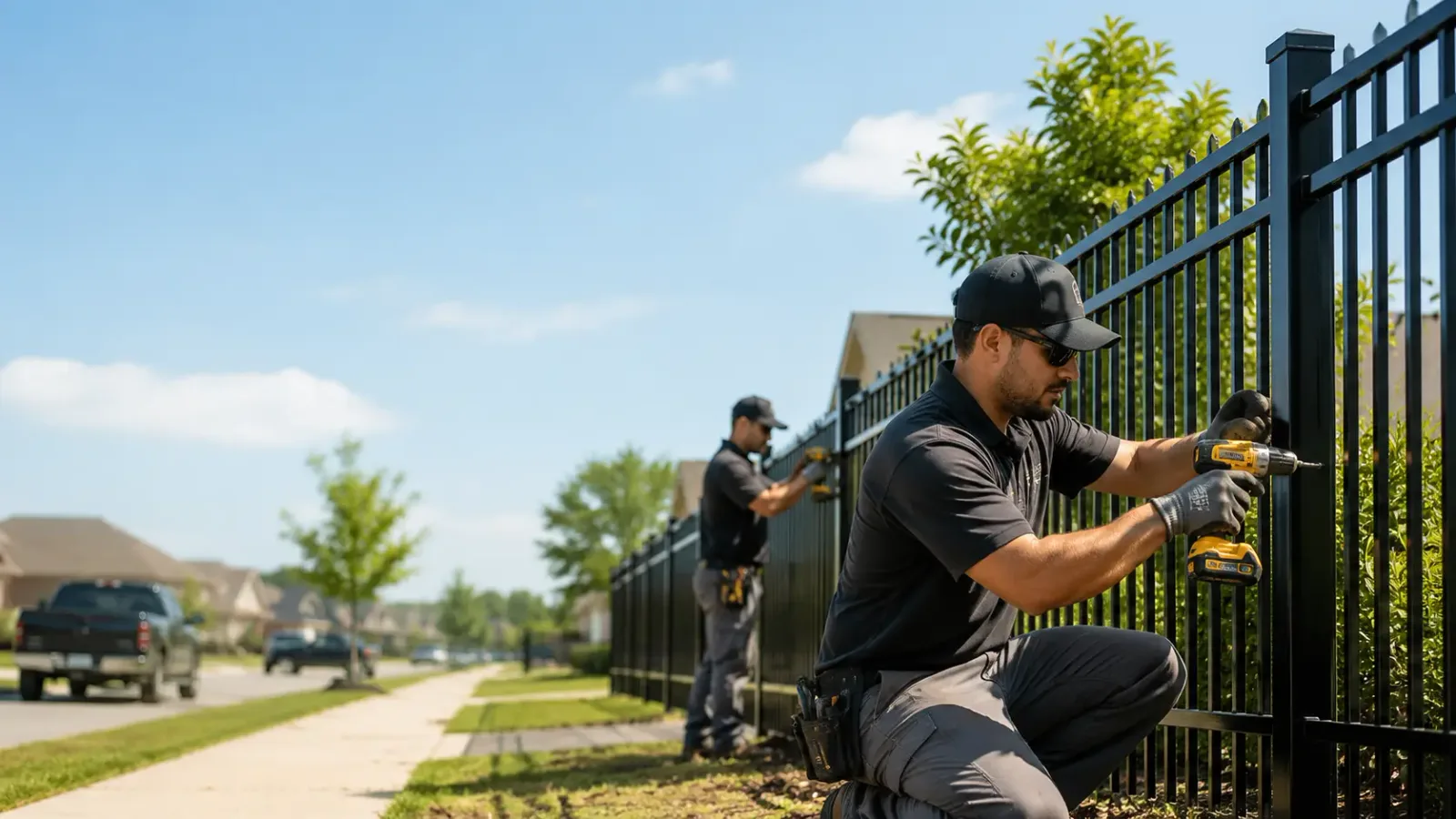 Metal Fence Installation in Scotland, TX